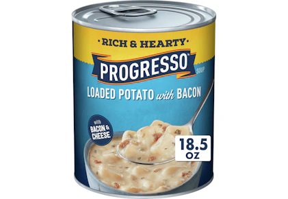 4 Progresso Soup Cans