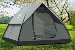 3-Person Camping Tent, Just $30 on Amazon card image