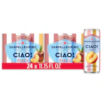 San Pellegrino Peach Sparkling Water 24-Pack