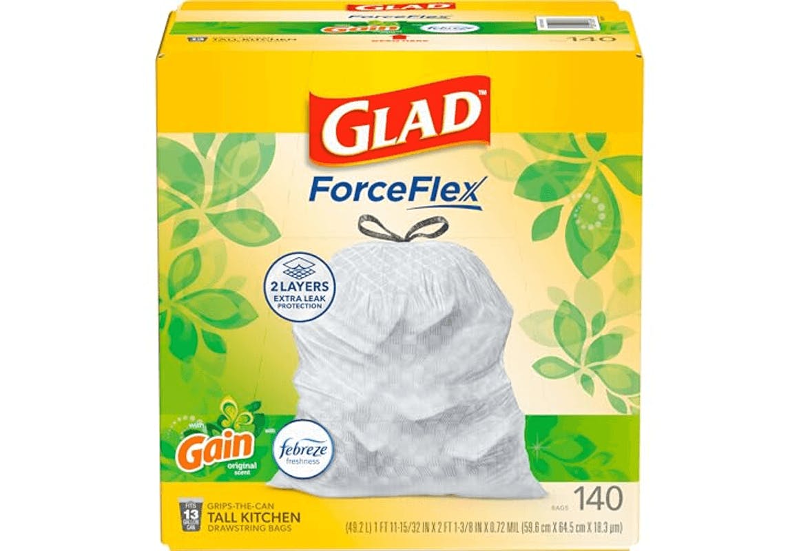 Glad ForceFlex Kitchen Trash Bags