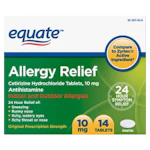 Equate Allergy Relief Tablets
