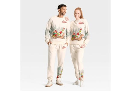 The Grinch Adult Fleece Sweatshirt