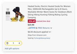 heated socks
