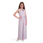 Kids' Sleeveless Pleated Jumpsuit