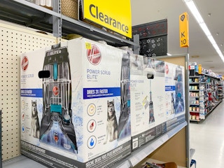 hoover power scrub elite on clearance shelf at walmart