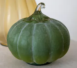 Frosted Glass Pumpkin