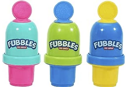 Fubbles Bubbles No-Spill Bubble Tumblers 3-Pack