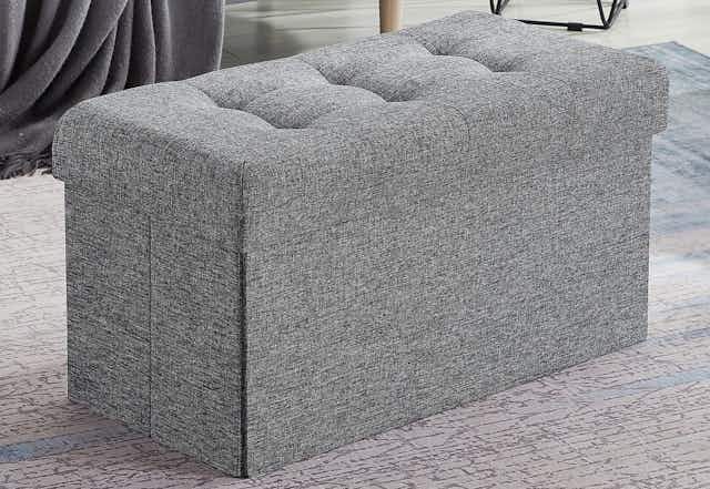 Ornavo Storage Ottoman Bench, Only $35 Shipped at QVC card image