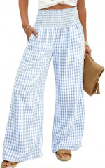 Dokotoo Women's Gingham Pants