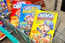 quaker cereal in shopping cart
