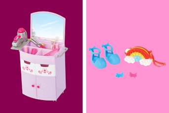My Life As hair salon and clothing set