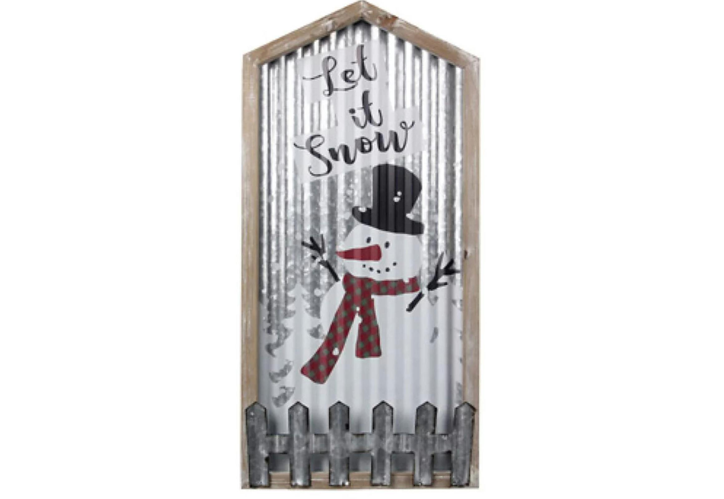 Young's Snowman Wall Sign