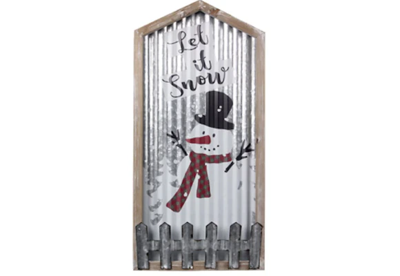 Young's Snowman Wall Sign