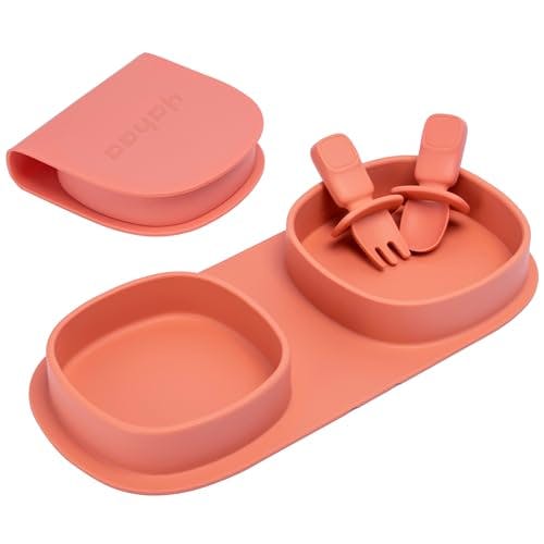 Silicone Foldable Baby Plate Set