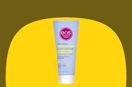 Eos travel body lotion tube on KCL template