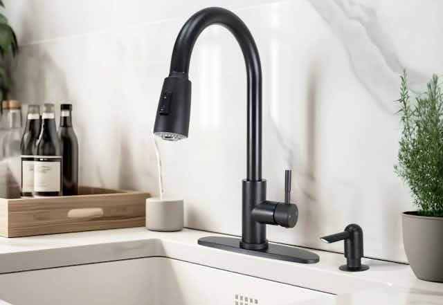 Better Homes & Gardens Kitchen Faucet Set, Now $49 at Walmart (Save $30) card image