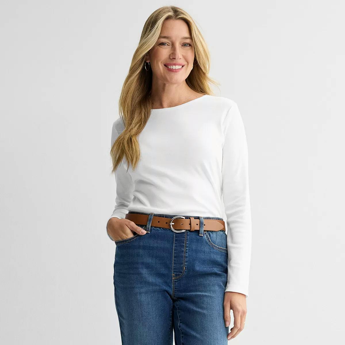 Croft & Barrow Women's Crewneck Tee