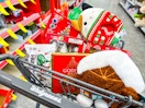 walgreens cart with seasonal items
