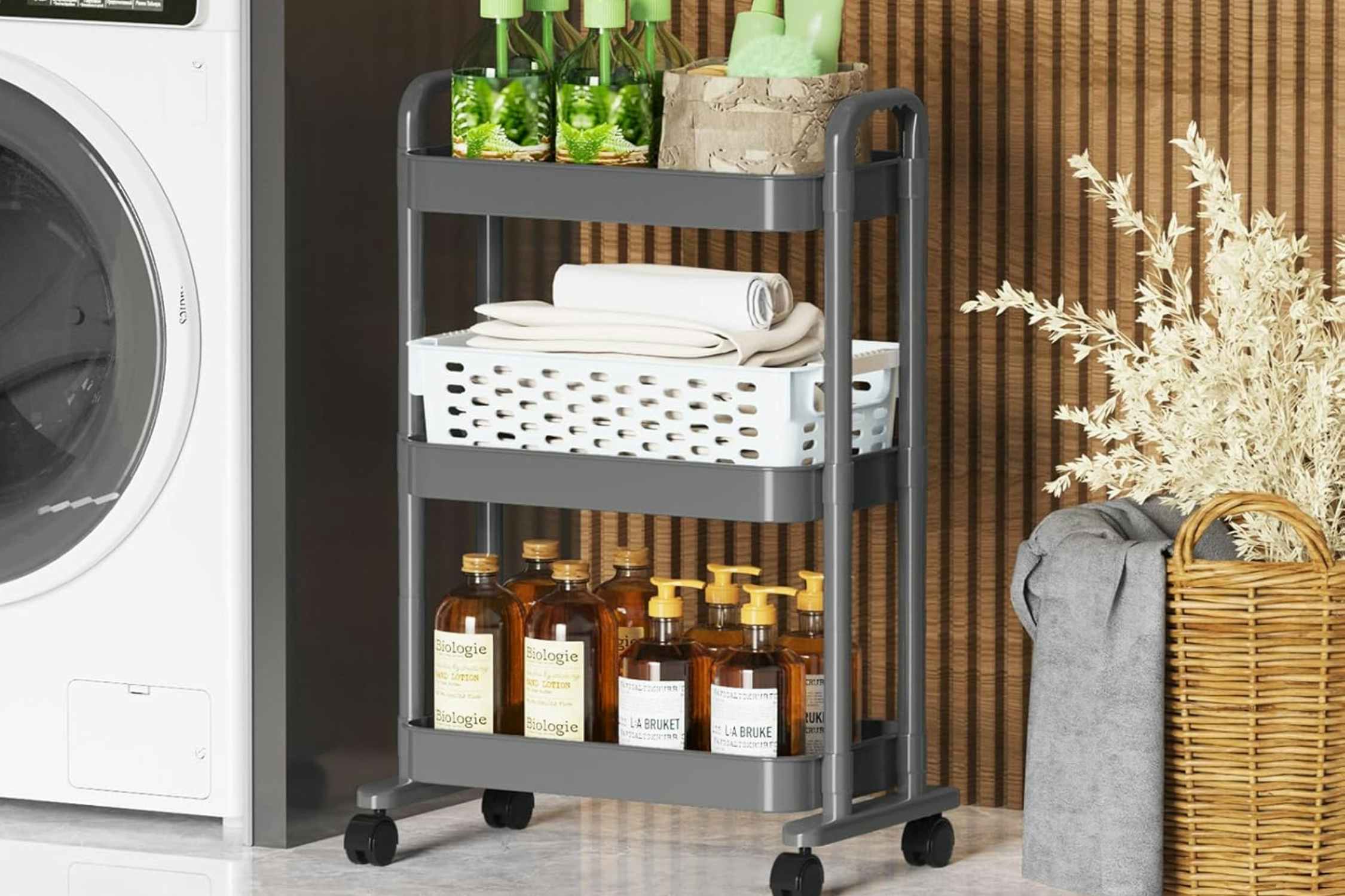 3-Tier Rolling Cart Organizer, Just $14.99 on Amazon (Reg. $29.99)