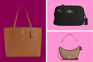 coach bags collage
