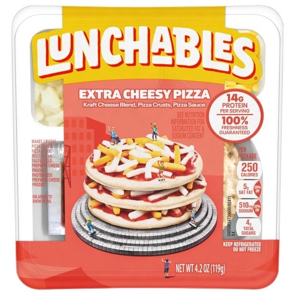2 Lunchables Pizza Snack Kits