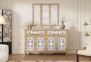 home depot storage cabinet decor set