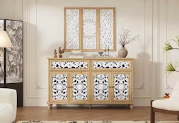 home depot storage cabinet decor set