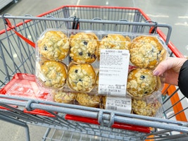 Blueberries and Cream Muffin