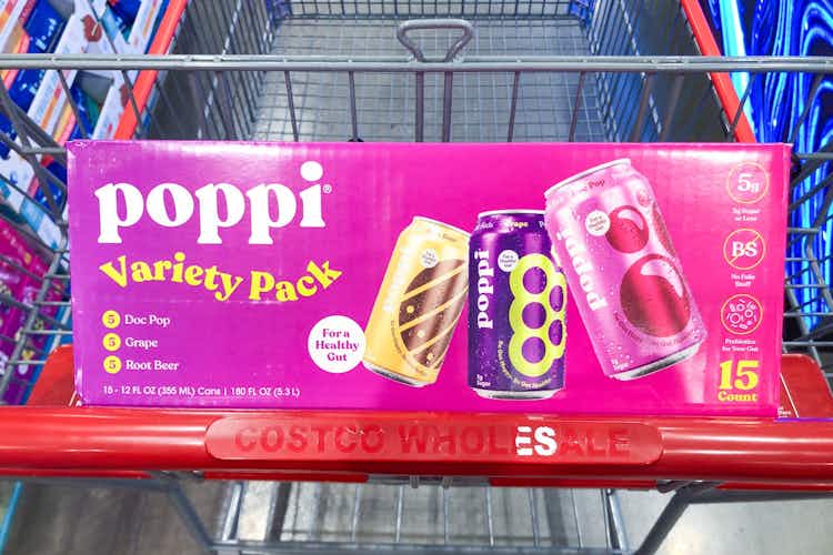 Poppi 15Pack Prebiotic Soda, Only 14.99 at Costco (Reg. 19.99) The