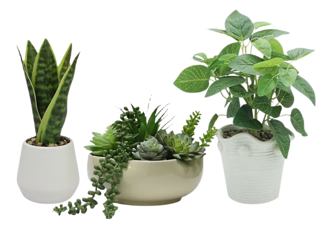 Festive Voice Faux Plant