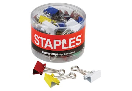 Staples Binder Clips