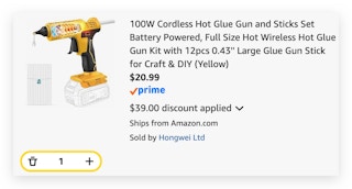 cordless hot glue gun