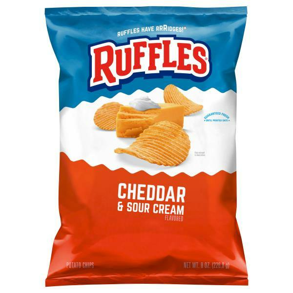 2 Ruffles Chips Bags