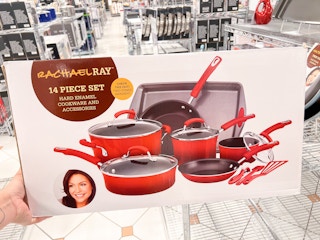 Rachael Ray Cookware Set in red
