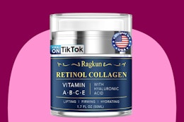 Highly Rated $40 Retinol Collagen Cream, Now Just $14 With Subscribe & Save card image