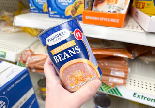 dollar tree founders street refried beans
