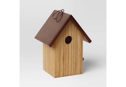Threshold Wood Bird House