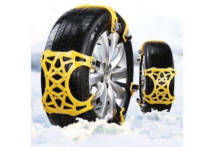 Zone Tech Anti-Skid Car Snow Chain