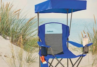 blue Embark Mesh Chair with Canopy