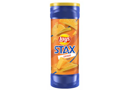 2 Lay's Stax Chips Canisters