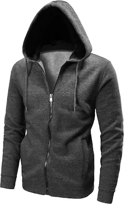 Men's Full Zip Fleece Hoodie