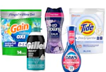 5 Dawn, Downy, Gain, Tide, and Gillette Products