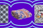 3 vera bradley throw blankets side by side