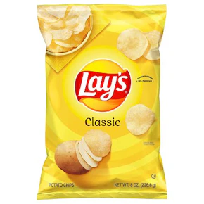 2 Lay's Potato Chips Bags
