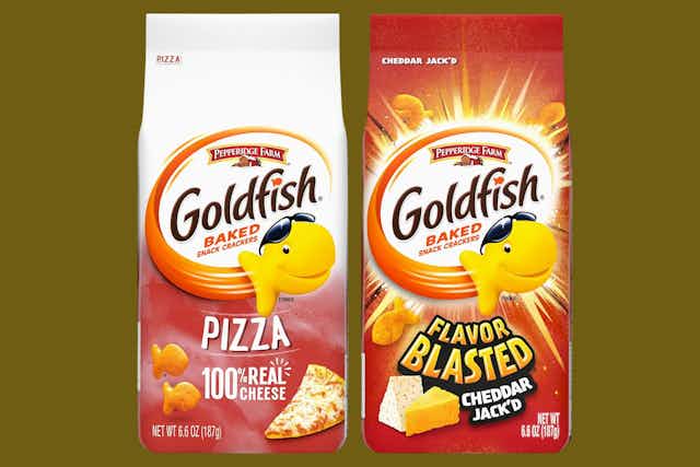 Pepperidge Farm Goldfish Crackers, as Low as $1.59 on Amazon card image