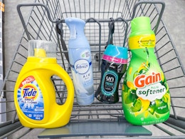 Tide Simply, Bounce, Febreze, and Gain Products: 4 for $8.50 at Walgreens card image