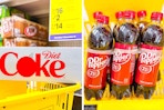 dollar general diet coke and dr pepper 2-photo collage