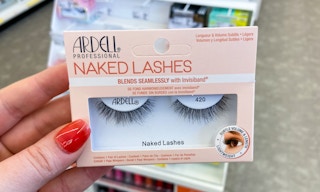 hand holding a pack of ardell naked lashes
