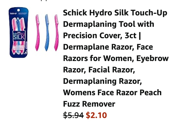 schick tools Amazon receipt