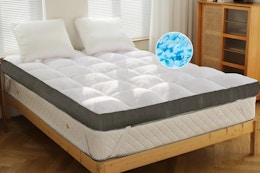 4-Inch King-Size Mattress Topper, Only $45 on Amazon card image
